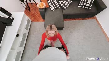 Surprise Banana Playtime Leads to Rika's Steamy POV Session