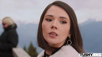 TUSHY Anal Obsessed Beauty Eve Sweet Seduces Clemence Audiard And Her Boyfriend At The Chalet