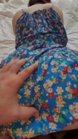 Sundress Seduction: College Cutie's Backside Delight