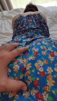 Sundress Seduction: College Cutie's Backside Delight