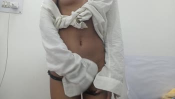 desi_girl23 - Desi Girl23's Sultry Solo: Hairy Teen (18+) Masturbates to Squirt