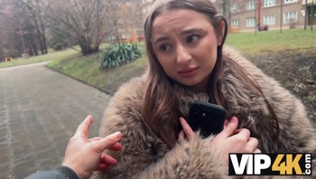 VIP4K. He wasn't giving her HUGE TITS any pleasure, so she decided to fuck a stranger right in front of him