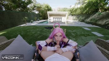 Lilly Bell's Star Rail VR Cosplay: Sloppy Blowjob & Cowgirl POV