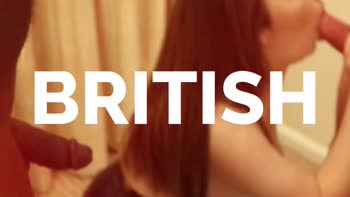 Blonde British Babe's Masturbating Delight: Fake Tits & Magic Wand Orgasm