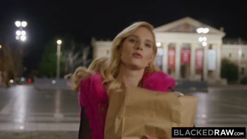 BLACKEDRAW Curvy Blonde Bonni Gets The BBC Ride Of Her Life