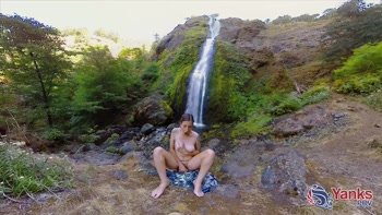 Wild Wanderlust: Solo Hiking Adventure of Touching Her Pierced Nipples