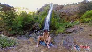 Wild Wanderlust: Solo Hiking Adventure of Touching Her Pierced Nipples