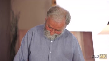 Enticing Blonde With Ease Seduces Her Old Geography Teacher