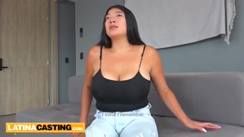 Hardcore Latina Sucks Her Tits While Taking A Massive Cock