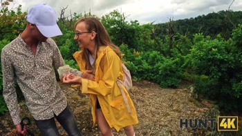 HUNT4K. Emejota hiker fucks in the forest