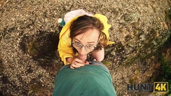 HUNT4K. Emejota hiker fucks in the forest