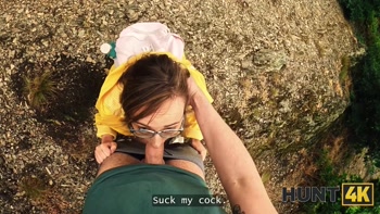 HUNT4K. Emejota hiker fucks in the forest