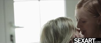 Gina Gerson and Linda Sweet: Russian Redhead and Blonde Lesbians Unleash Passionate Pussy Licking