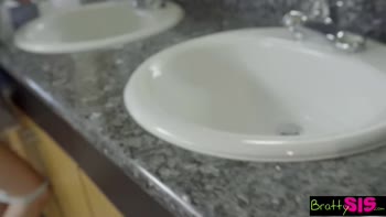 BrattySis - Quick Fuck With Step Brother And Gets Caught