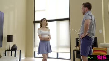 BrattySis - Quick Fuck With Step Brother And Gets Caught