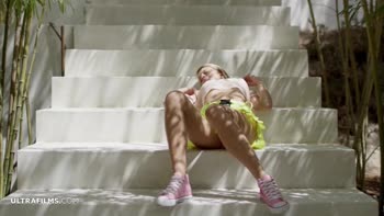 ULTRAFILMS PROMO Horny Nomi seduces Virginie for some mind-blowing outdoor lesbian sex.