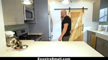ExxxtraSmall - Pervy Little Petite Fucks Stepdad