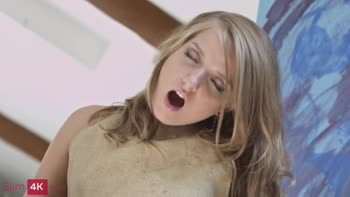 Blonde Bombshell's Anal Inspiration Ignites Steamy Blowjob