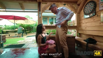 DADDY4K. His daddy served me an ORGASM dinner