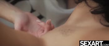 Blonde Bombshell Whitney Conroy Joins Brunette Beauty Eileen Sue in Steamy Lesbian Threesome
