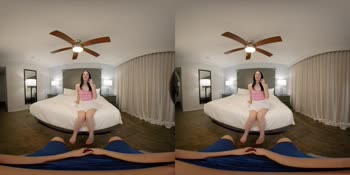 Celestina Blooms' Birthday Gift: A Naughty Stepsister Handjob in VR