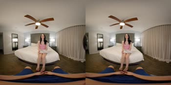 Celestina Blooms' Birthday Gift: A Naughty Stepsister Handjob in VR