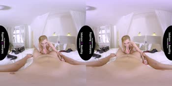 Skinny Dress Seduces in VR POV Blowjob