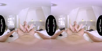 Skinny Dress Seduces in VR POV Blowjob