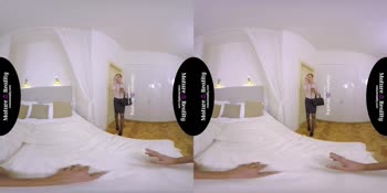 Skinny Dress Seduces in VR POV Blowjob
