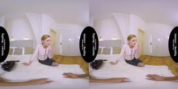 Skinny Dress Seduces in VR POV Blowjob