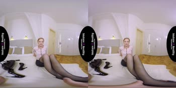 Skinny Dress Seduces in VR POV Blowjob