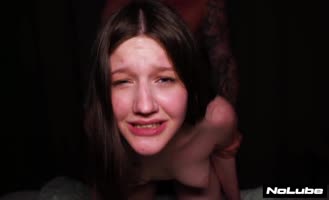 Martin Spell Makes NoLube Scream in POV College Rough
