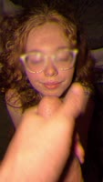 2for1of - Tatted Redhead's Facial Frenzy: Edged to a Massive Cumshot!