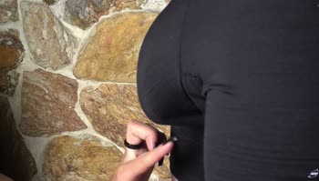 XattlaLust's Black Nailed Babe: Fast, Hard Handjob & Big Cumshot