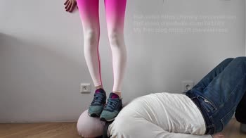 Ava Krass Tramples Her Foot Slave's Face