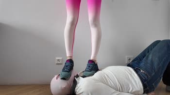 Ava Krass Tramples Her Foot Slave's Face