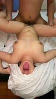 Shania Fucx - Shania's Choke-Filled Ride: Saliva Kissed and Cum Coated