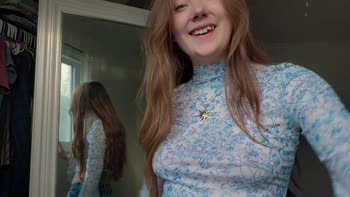 Sableheart7249 - Sableheart's Sensual Strip Tease: Transparent Try-On Haul Unveils Her Natural Beauty