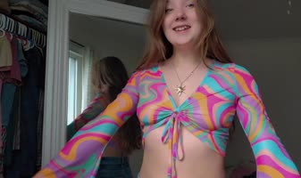 Sableheart7249 - Sableheart's Sensual Strip Tease: Transparent Try-On Haul Unveils Her Natural Beauty
