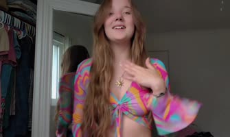 Sableheart7249 - Sableheart's Sensual Strip Tease: Transparent Try-On Haul Unveils Her Natural Beauty