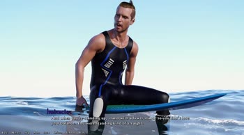AVN Teller's Blue-Haired Seduction in 'Being a Dik' Visual Novel