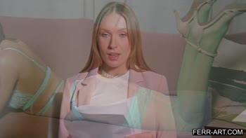 Blonde Teacher's Naughty Reward: Angelika Grays' Hot Student Seduction
