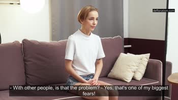 Ella's Innocent Virgin Debut: Tight, Blonde, and Masturbating!