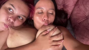 Estherr19 & couplemilk21: Lactating Lesbians Share More Than Just Breasts