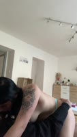 Czech Cutie LadyRuu Smokes Stepbro BruceTrap Then Rides & Fucks