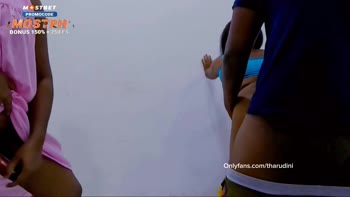 Tharudini - Sri Lankan Cuckold Wife's Sinful Secret: Caught in Threesome with Her Friend