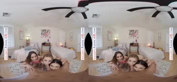 Judy Jolie and Anna Claire Clouds Share a Sizzling VR Foursome
