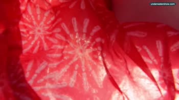 Russian Cutie Dives into Sensual Underwater Show