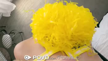 POVD Facial Explosion Fuck With Horny Cheerleader In POV