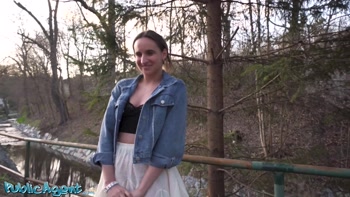 Public Agent - Shy Belgian Gigi Max loves thick cock POV blowjob outdoors hard fuck multiple orgasms